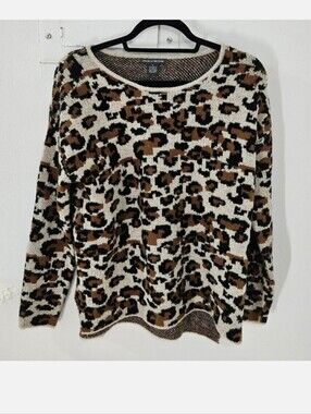 Chelsea & Theodore Animal Print Sweater